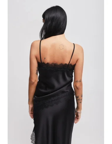 Satin Top With Maryley Lace