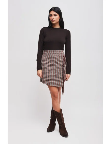 Maryley Wallet Skirt With Fringes