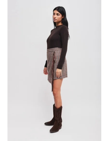 Maryley Wallet Skirt With Fringes