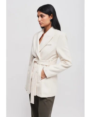 Veste à double boutonnage avec ceinture Maryley