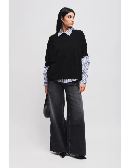 Maryley Stick Shirt avec fermeture anglaise