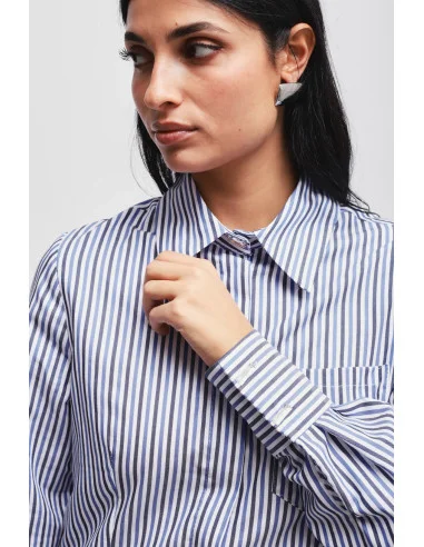 Maryley Stick Shirt With English Closure