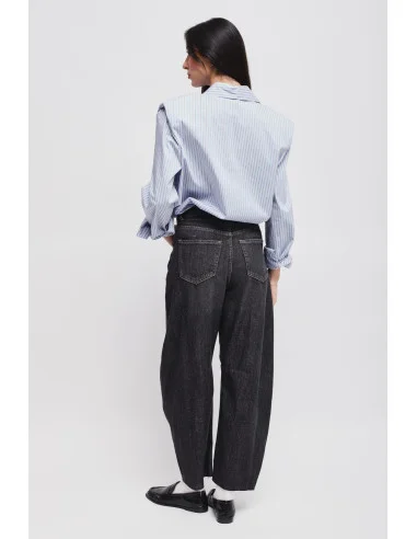Maryley Glitter Barrel Jeans