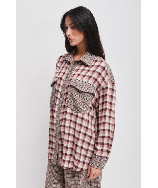 Maryley - Chemise à carreaux