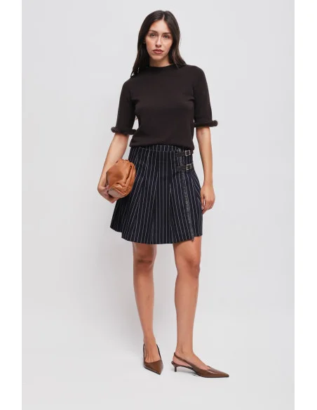 Maglia A Maniche Corte Con Dettaglio Ecopelliccia Maryley