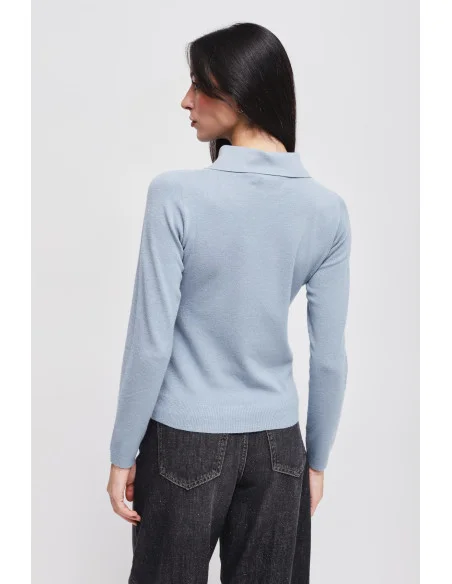 Pull en viscose avec col Maryley