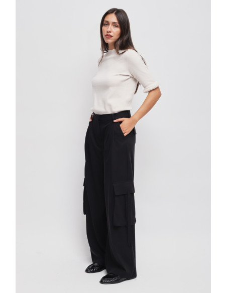 Maryley Viscose Cargo Trousers