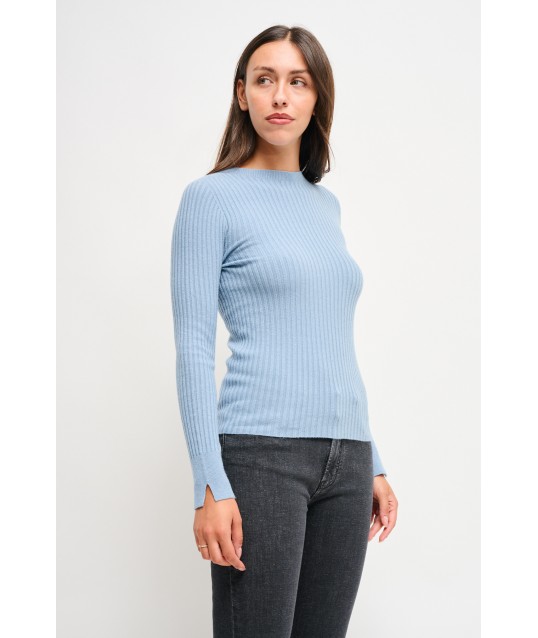 Maryley Ribbed Long-Sleeved Jumper
