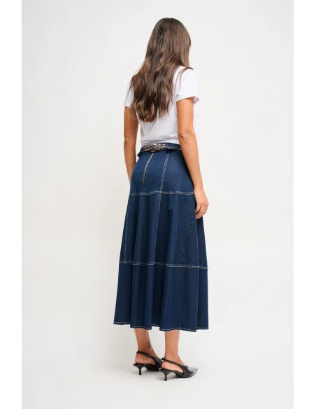 Gonna In Denim Con Fusciacca Maryley