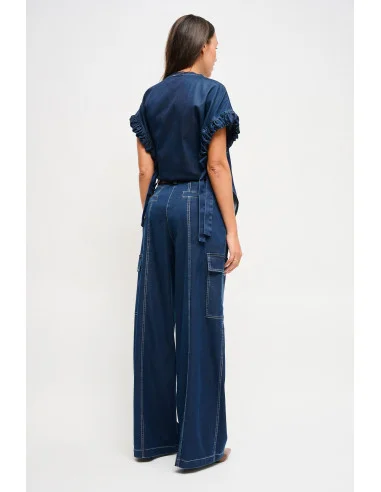 Denim Trousers With Maryley Belt