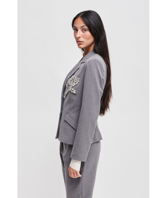 Veste Maryley avec appliques en strass