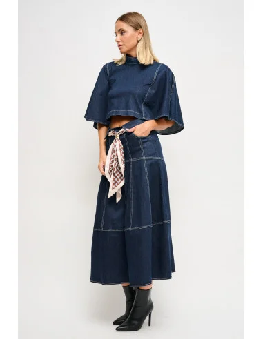 Gonna In Denim Con Fusciacca Maryley