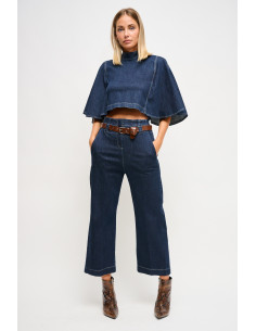 High Waisted Jeans With Maryley Belt