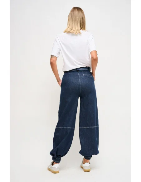 Jeans Baggy Con Cintura Maryley