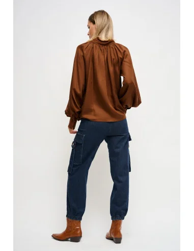 Jeans Cargo Con Cintura Maryley