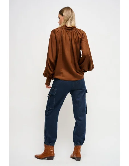 Maryley Belt Cargo Jeans