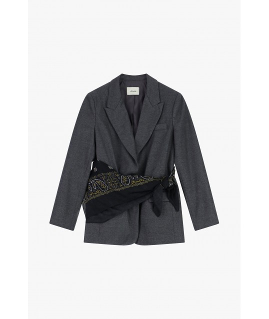 Blazer avec ceinture nouée Foulard Dixie