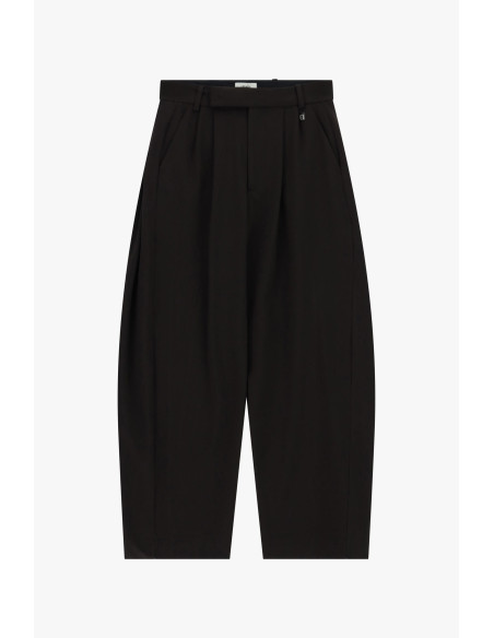 Pantalon ample taille haute à pinces Dixie