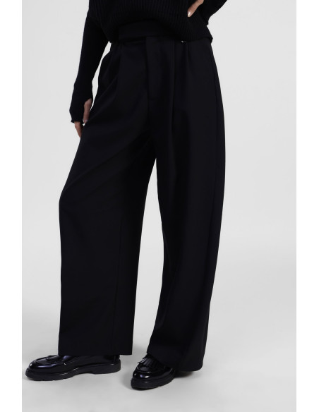 Pantaloni Ampi A Vita Alta Con Pinces Dixie