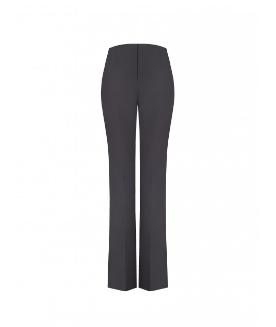 Technical Fabric Palazzo Trousers With Belt And Buckle Rinascimento