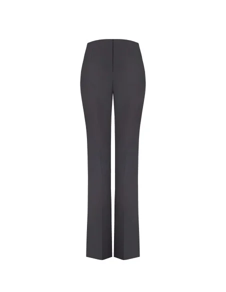 Pantalone Palazzo In Tessuto Tecnico Con Cintura E Fibbia Rinascimento