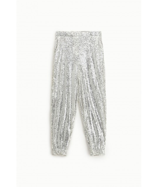 Pantalon de jogging avec paillettes et bas élastique Dixie
