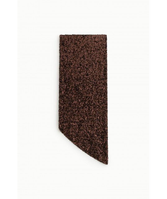 Jupe asymétrique avec paillettes Coupe géométrique Dixie