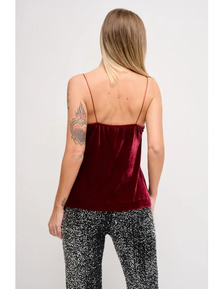 Top en velours Maryley