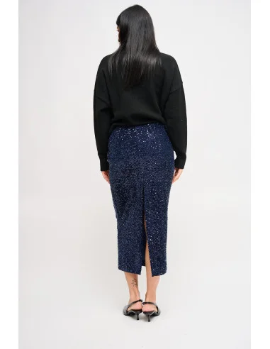 Maryley Sequined Midi Skirt