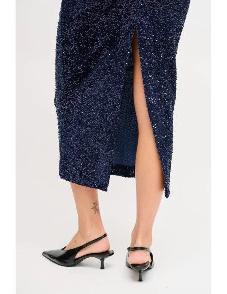 Maryley Sequined Midi Skirt