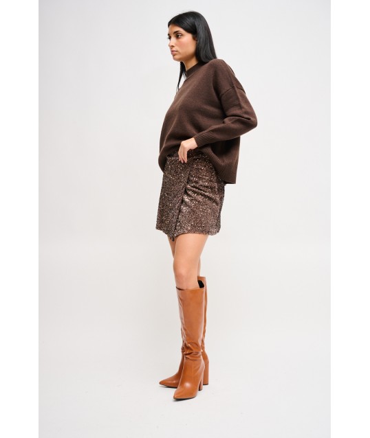 Maryley Sequined Miniskirt