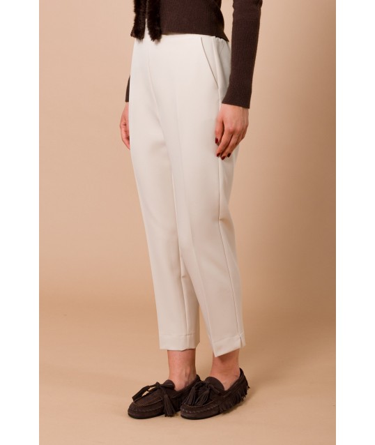 Pantalone A Sigaretta Con Elastico Nel Retro Maryley