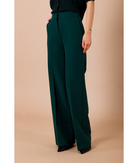 Pantalone Palazzo Con Elastico Nel Centro Dietro Maryley