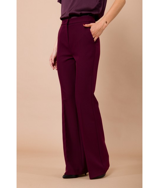 Maryley Flared Trousers With French Pockets