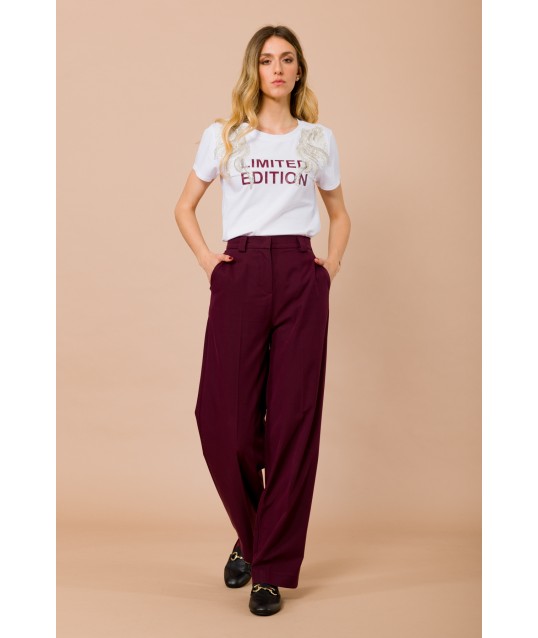 Maryley Straight Trousers With Loops
