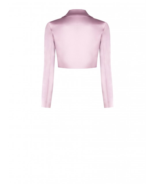 Satin Open Shrug Bolero With Straps Rinascimento