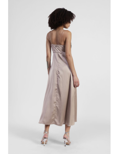 Abito Midi Con Spalline E Top A Paillettes Dixie
