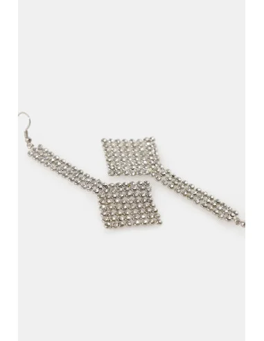 Orecchini Pendenti Con Cristalli Geometrici Dixie