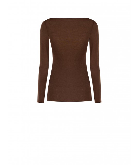 Top basique en viscose mélangée Rinascimento