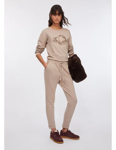 Pantaloni Jogging In Felpa Liu Jo