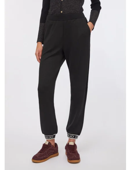 Pantaloni Jogging Lurex® Liu Jo