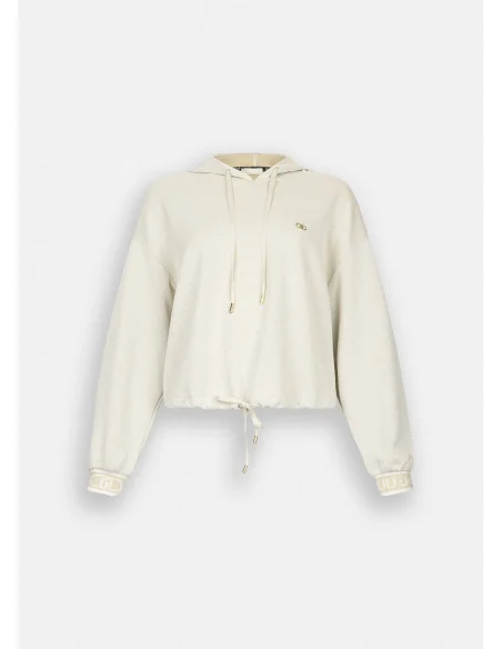 Liu Jo Lurex® Hooded Sweatshirt
