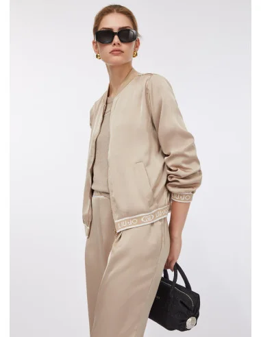 Liu Jo Satin Bomber Jacket