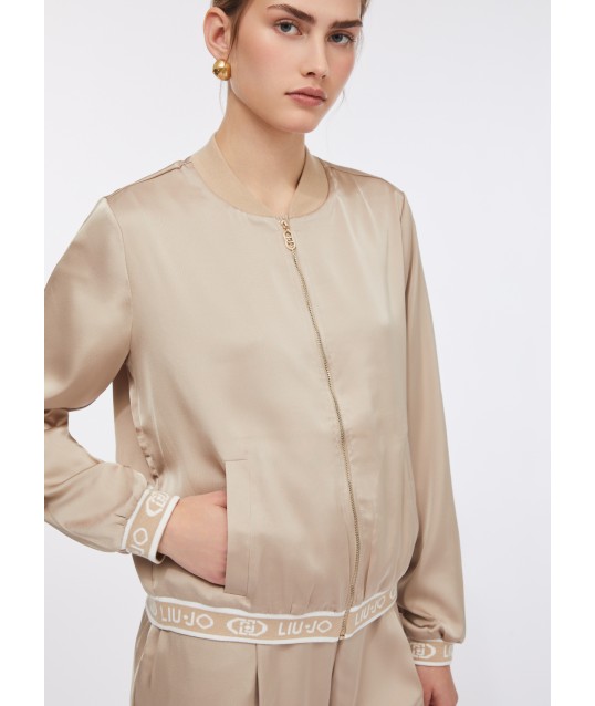Liu Jo Satin Bomber Jacket