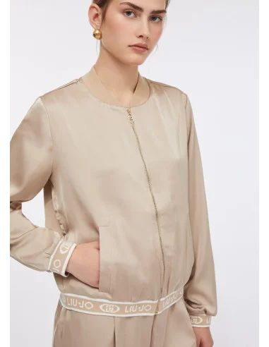 Liu Jo Satin Bomber Jacket
