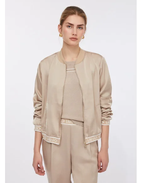 Liu Jo Satin Bomber Jacket