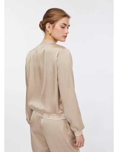 Liu Jo Satin Bomber Jacket
