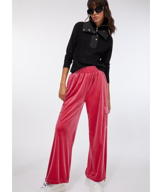 Chenille Jogging Pants With Liu Jo Logo