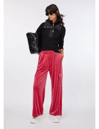 Chenille Jogging Pants With Liu Jo Logo