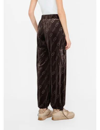 Chenille Jogging Pants With Liu Jo Logo